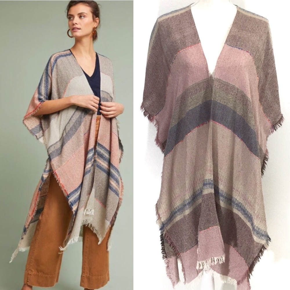 Anthropologie Do Everything in Love Kimono EUC